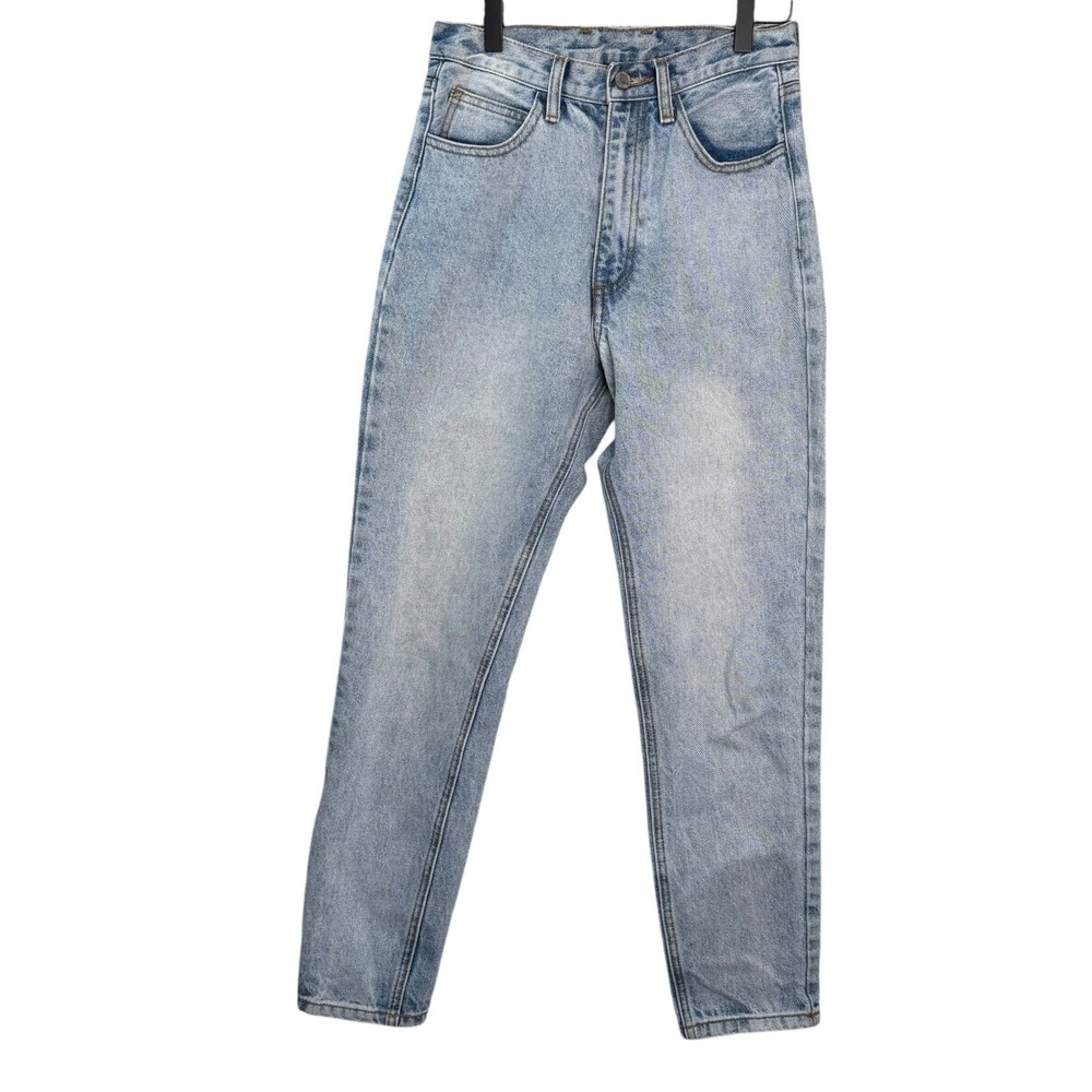 J Galt Brandy‎ Melville Jeans Light Wash High Rise Straight Leg Cotton Size M
